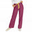 Medline AngelStat Unisex Reversible Drawstring Waist Scrub Pants - AngelStat Unisex Reversible Drawstring Waist Scrub Pants with Medline Color-Coding, Size XL Regular Inseam, Raspberry - 600NTRXL-CM