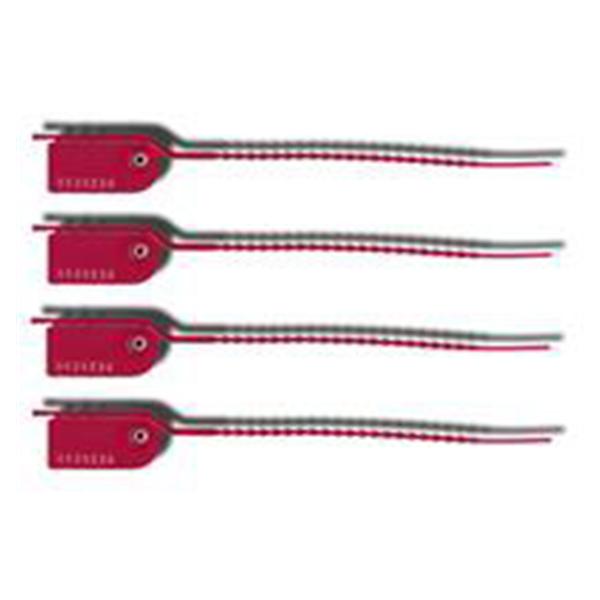 Healthmark Seal Pull-Tight Lok Red 100/PK (0345 RD)