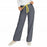 Medline AngelStat Unisex Reversible Drawstring Waist Scrub Pants - AngelStat Unisex Reversible Drawstring Waist Scrub Pants with Medline Color-Coding, Size XS Tall Inseam, Charcoal - 601NCCXS-CM