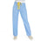 Medline AngelStat Unisex Reversible Drawstring Waist Scrub Pants - AngelStat Unisex Reversible Drawstring Waist Scrub Pants with Angelica Color-Coding, Size S Tall Inseam, Ceil Blue - 601NTHS-CA