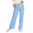 Medline AngelStat Unisex Reversible Drawstring Waist Scrub Pants - AngelStat Unisex Reversible Drawstring Waist Scrub Pants with Angelica Color-Coding, Size S Tall Inseam, Ceil Blue - 601NTHS-CA