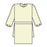 O & M Halyard Gown Isolation Large Yellow Elastic Cuff 10/Pk, 10 PK/CA (69979)