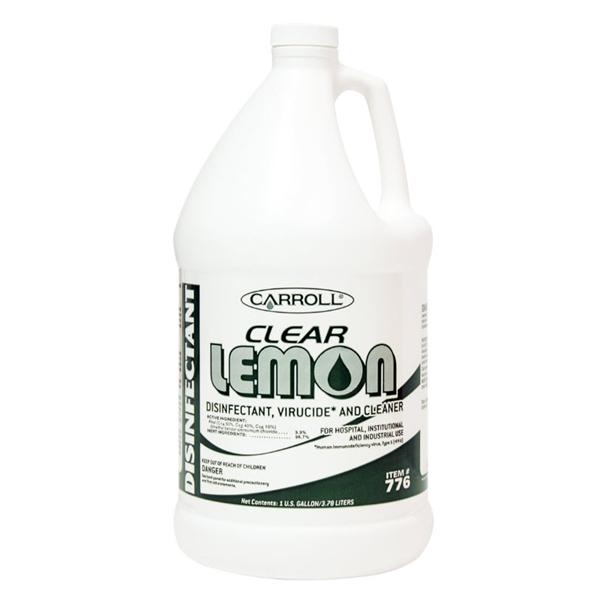 Healthlink Disinfectant Solution Clear Lemon Lemon Gallon, 4 EA/CA (7130)