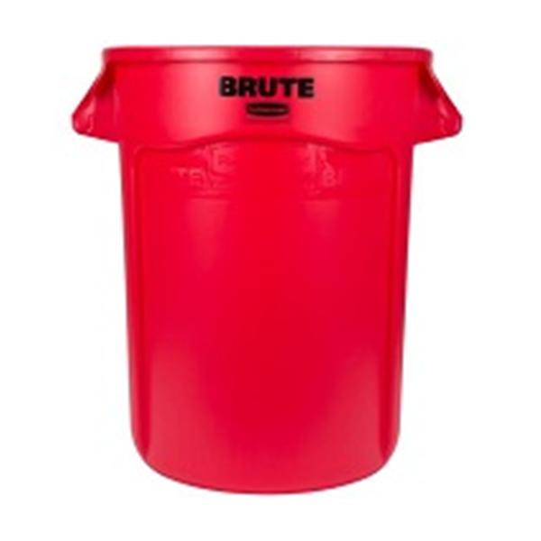 Rubbermaid Container Utility Brute Plastic 44gal Red 4/Pk