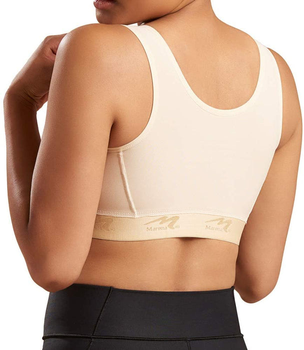 marena recovery marena-b-isb-3032-h classic bra with implant stabilizer  band, small - beige 