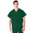  AngelStat Unisex Reversible V-Neck 2-Pocket Scrub Top with Angelica Color-Coding, Size 3XL Tall, Hunter Green