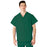 Medline AngelStat Unisex Reversible V-Neck Scrub Top with 2 Pockets - AngelStat Unisex Reversible V-Neck 2-Pocket Scrub Top with Angelica Color-Coding, Size L, Emerald - 610NJTL-CA
