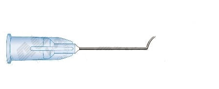 Eagle Labs LASIK Flap Spatula / Irrigator (Hersh) - LASIK Hersh Flap Irrigator / Spatula, Spatula Tip, 4 mm Angled, 23G x 1" - 611-23