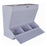 Handler Mfg  Stone & Plaster Bin Plaster Traps/Bins 3 Compartments Grey Ea