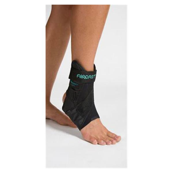 Aircast Brace Stirrup Airsport Adult Ankle Plstc/Fm Blk Sz Md Right Ea