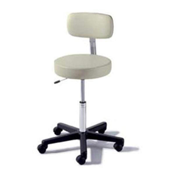 Midmark oration Stool Exam Ritter Value Series ShdwGry 5 Lg/Cstr Bckrst Blk BS Ea (273-001-232)