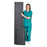 Alimed Roller Patient 67x14" Long Black With Durable Cover 1/EA