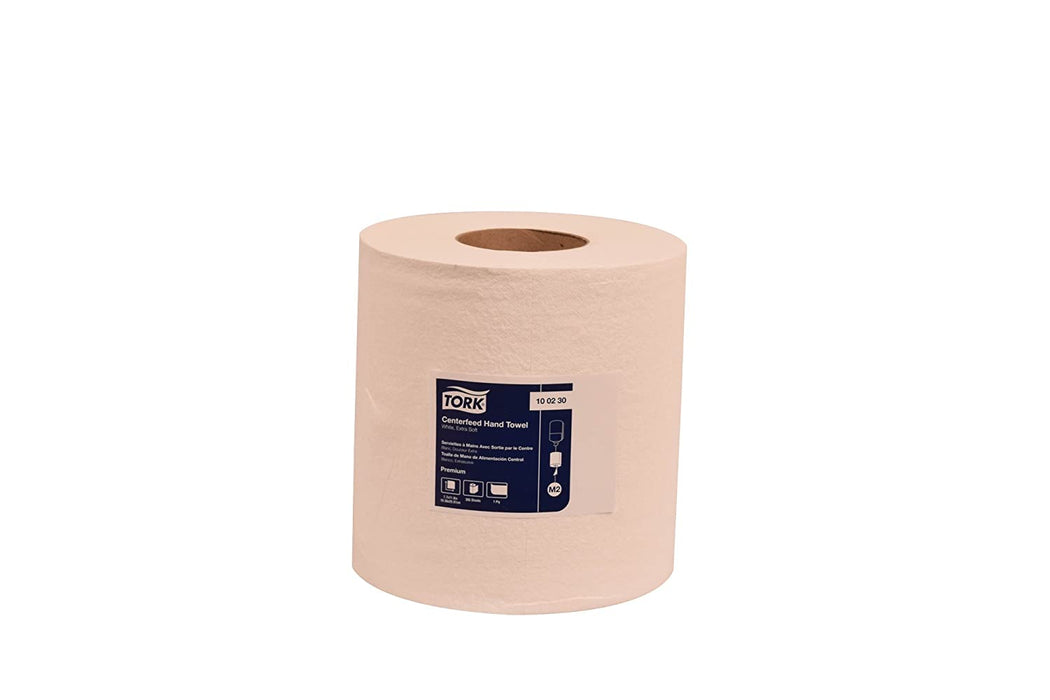 Essity Tork Premium Extra-Soft 1-Ply Centerfeed Hand Towel - 1-Ply C-Feed Hand Towel, White - 100230
