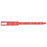 Soft-Lock Insert Wristband Vinyl X11 Adult/Pedi Red - 250 Per Box
