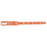 Soft-Lock Insert Wristband Vinyl X11 Adult/Pedi Orange - 250 Per Box