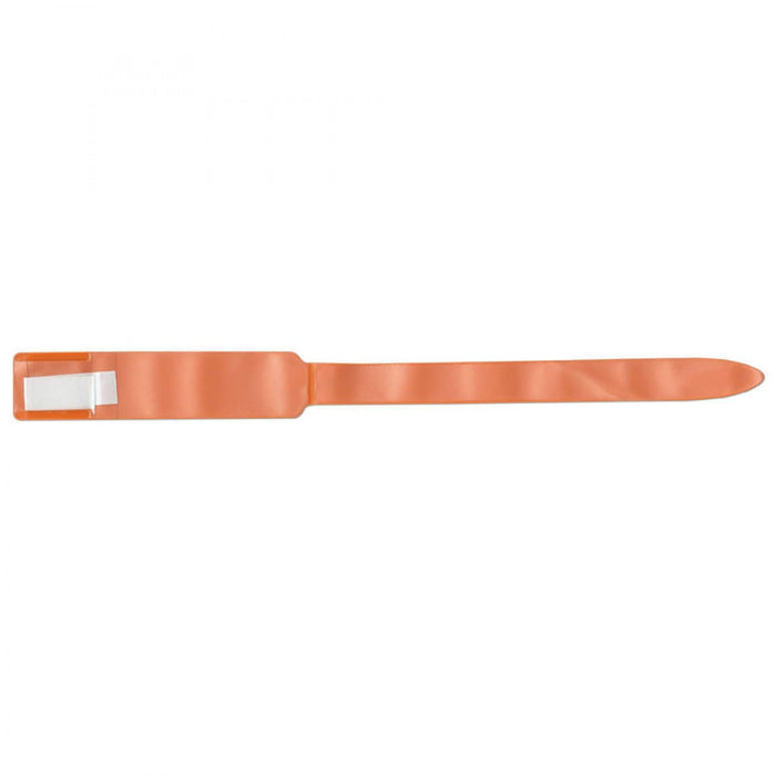 Soft-Lock Insert Wristband Vinyl X11 Adult/Pedi Orange - 250 Per Box