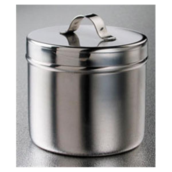 Dukal oration Jar Ointment 3x2-1/2" 8oz Silver Stainless Steel Ea, 12 EA/BX (4238)