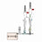 Namic Closed Fluid Systems - Waste Bag with Two 72" IV Tubing Line, Vented Spike Head, Female Luer Lock - H965640009351