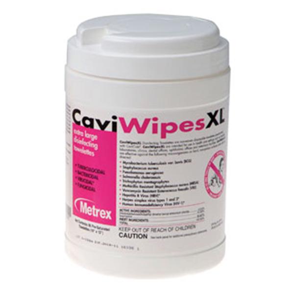 Metrex/TotalCare Towelette Disinfectant CaviWipes X-Large 65/Cn, 12 CN/CA (13-1150)