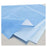 O & M Halyard Wrap CSR Kimguard 45 in x 45 in White / Blue Latex Free 48/Ca (34198)