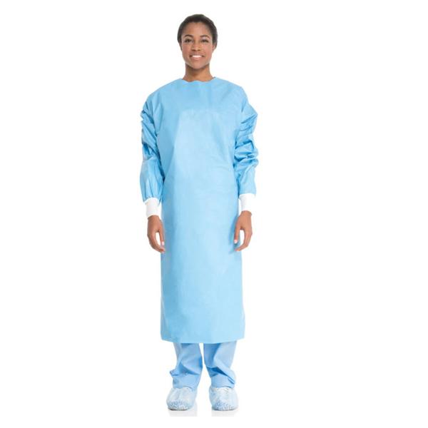 O & M Halyard Gown Universal Blue 15/Bx, 5 BX/CA (69318)