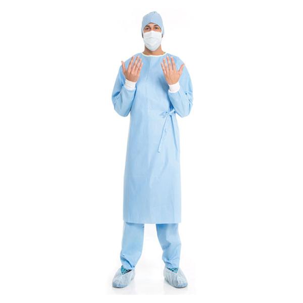 O & M Halyard Gown Surgical Evolution 4 XL Blu/Ylw Nckbnd NRnfrcd Strl 32/Ca