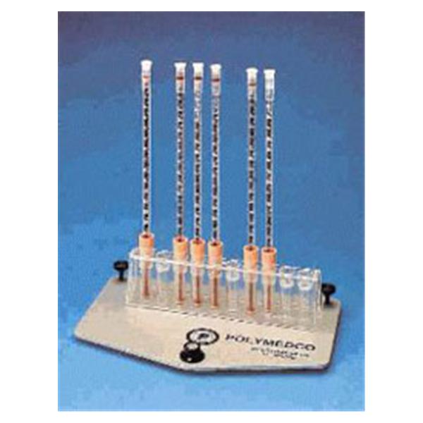 Polymedco SediPlast Test Tube Rack Clear Ea