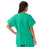 Medline Unisex 100% Cotton Reversible V-Neck Scrub Top with 2 Pockets - Unisex 100% Cotton Reversible V-Neck 2-Pocket Scrub Top, Size XL, Jade - 648MJSXL
