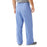 Medline Unisex 100% Cotton Reversible Drawstring Scrub Pants - 100% Cotton Reversible Scrub Pants, Ciel, Unisex Size S - 649MHSS