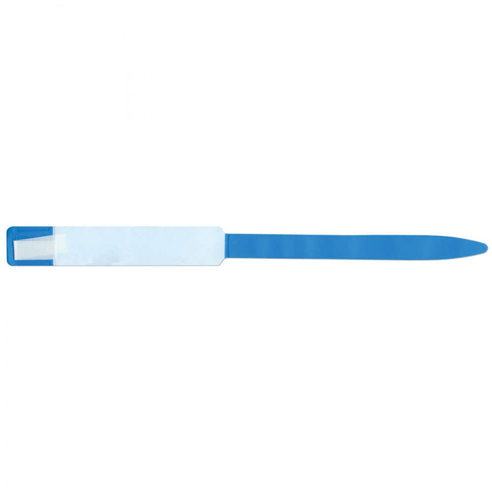Soft-Lock Imprinter Wristband Vinyl 1"X12 1/2 Adult Blue - 250 Per Box