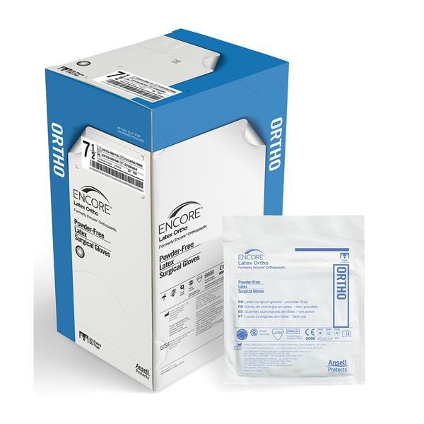 Ansell Healthcare Products  Gloves Surgical Encore Powder-Free Latex 6 Sterile Brown 50Pr/Bx, 4 BX/CA (5788001)