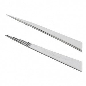 Centurion Centurion Fine Point Splinter Forceps - 4-1/2" (11.4 cm) Sterile Centurion Serrated Splinter Forceps, Lil' Tips Fine Point, Single Use - 66165