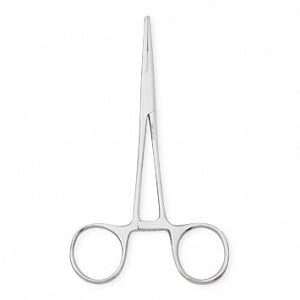Centurion Centurion Kelly Forceps - 5-1/2" (14 cm) Sterile Centurion Straight Kelly Hemostatic Forceps, 3/4 Serrated, Single Use - 66170