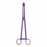 Centurion Centurion Sponge Forceps - 9-1/2" (24.1 cm) Sterile Plastic Sponge Forceps, Single Use - 66420