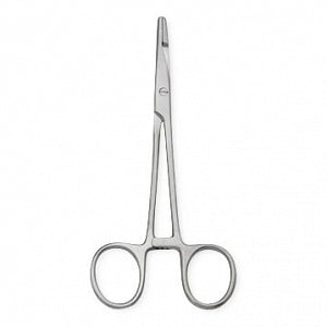 Centurion Centurion O-H Smooth OLH Needle Holder - 5.5" (14 cm) Sterile Centurion Olsen-Hegar Needle Holder with Scissors, Serrated Jaw, Premium Satin Grade, Single Use - 66510