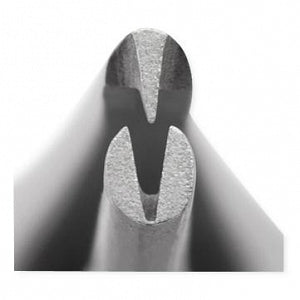 Centurion Centurion Iris Tissue Forceps - 4" (10.2 cm) Sterile Centurion Straight Iris Tissue Forceps with 1 x 2 Teeth, Premium Satin Grade, Single Use - 66570