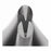 Centurion Centurion Iris Tissue Forceps - 4" (10.2 cm) Sterile Centurion Straight Iris Tissue Forceps with 1 x 2 Teeth, Premium Satin Grade, Single Use - 66570