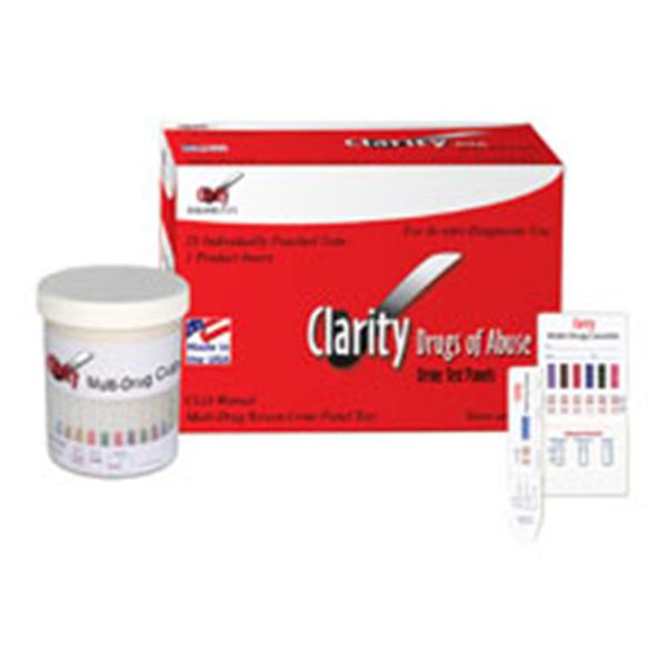Diagnostic Test Group Clarity THC: Tetrahydrocannabinol Test Kit For Clarity 25/Bx