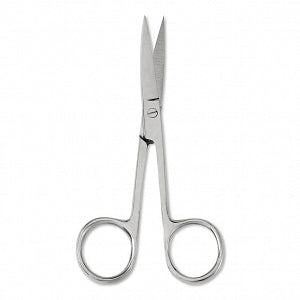 Centurion Centurion Scissors - 4-1/2" (11.4 cm) Sterile Curved Centurion Scissors with Sharp / Sharp Tips, Single Use - 67000