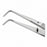 Centurion Centurion Serrated Umbilical Forceps - 4" (10.1 cm) Sterile Centurion Iris Forceps with Umbilical Serrated Full Curve Sharp / Sharp Tips, Lil' Tips, Single Use - 67060