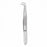 Centurion Centurion Serrated Umbilical Forceps - 4" (10.1 cm) Sterile Centurion Iris Forceps with Umbilical Serrated Full Curve Sharp / Sharp Tips, Lil' Tips, Single Use - 67060