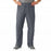 Medline AngelStat Unisex Elastic Waist Cargo Scrub Pants - AngelStat Unisex Elastic Waist Cargo Scrub Pants, Size 5XL Regular Inseam, Charcoal - 674NCC5XLM