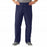 Medline AngelStat Unisex Elastic Waist Cargo Scrub Pants - AngelStat Unisex Elastic Waist Cargo Scrub Pants, Size L Regular Inseam, Navy - 674NNTLM