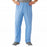 Medline AngelStat Unisex Elastic Waist Cargo Scrub Pants - AngelStat Unisex Elastic Waist Cargo Scrub Pants, Size M Long Inseam, Ceil Blue - 674NTHML
