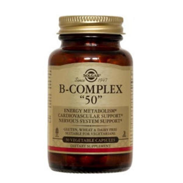 Solgar Vitamin & Herb B-Complex "50" Supplement Adult Vegicaps 250/bt
