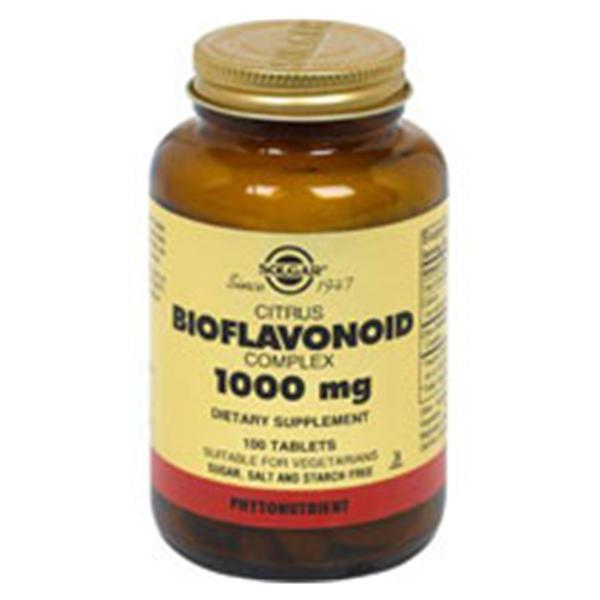 Solgar Vitamin & Herb Citrus Bioflavonoid Supplement Ctrs Bflvnd Cmplx Tab 1000 100/Bt