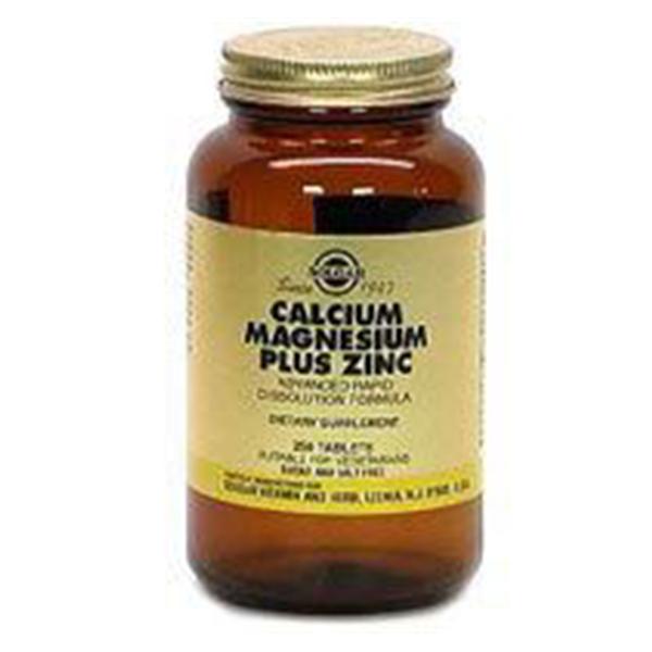 Solgar Vitamin & Herb Calcium Magnesium/Zinc Supplement Cal Mag/Znc Tab 250/bt
