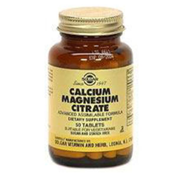 Solgar Vitamin & Herb Calcium Magnesium Citrate Supplement Tablets 100/Bt