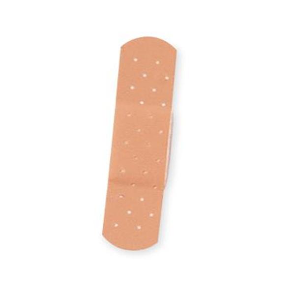 Medline Industries  Bandage Strips Plastic Curad .38x1.5" Flexible Flesh LF 100/Bx, 36 BX/CA (NON25509)