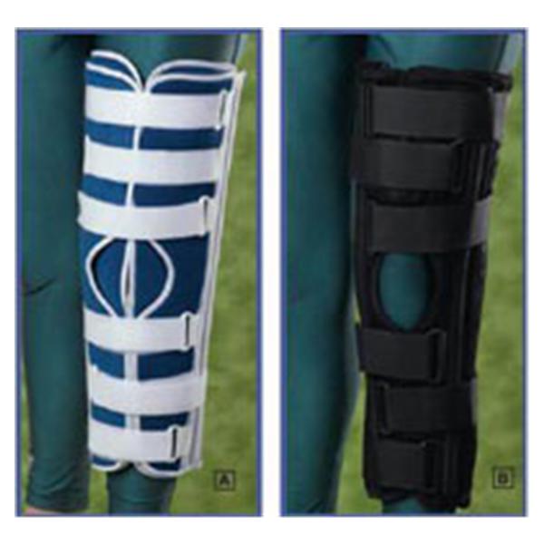 Medline Industries  Immobilizer Deluxe Knee Canvas/Foam Black Universal Ea (ORT2411024)